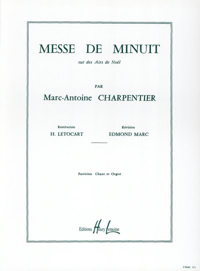 M.-A. Charpentier: Messe de Minuit, GchOrg (Part.)