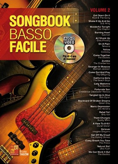 Songbook Basso Facile - Volume 2, E-Bass (BuDVD)