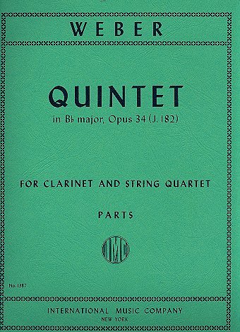 C.M. von Weber: Quintett B-Dur Op 34