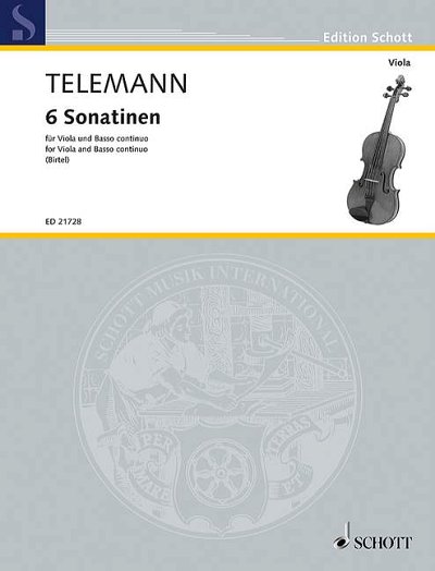 DL: G.P. Telemann: 6 Sonatinen, VaBc (Pa+St)