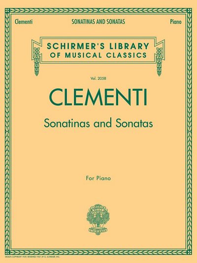 M. Clementi: Sonatinas and Sonatas, Klav