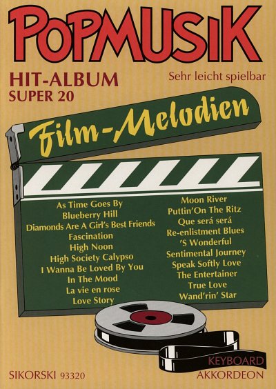 R. Werion: Popmusik Hit-Album Super 20: Filmmelodie, Key/Akk