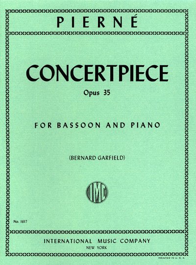 G. Pierné: Pezzo Da Concerto Op. 35 (Garfield) (Bu)