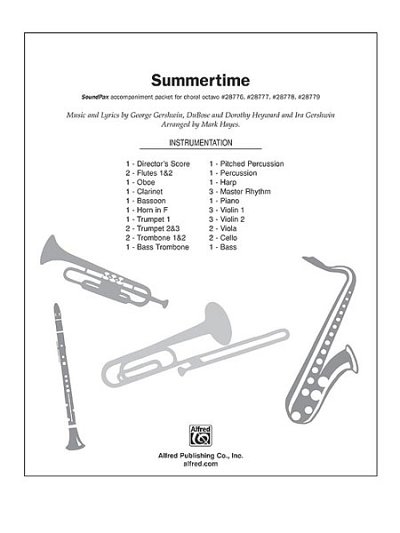 G. Gershwin: Summertime (from the musical Porgy, Ch (Stsatz)