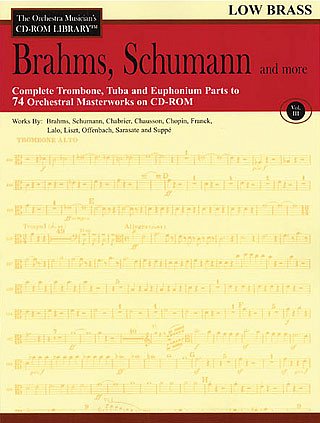 J. Brahms: Brahms, Schumann & More - Volume 3 (CD-ROM)