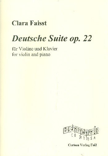 C. Faisst: Deutsche Suite op. 22, VlKlav (KlavpaSt)