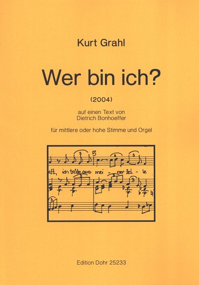 K. Grahl: Wer bin ich? (Part.)