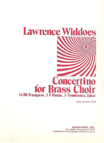 L. Widdoes: Concertino for Brass Choir (Pa+St)