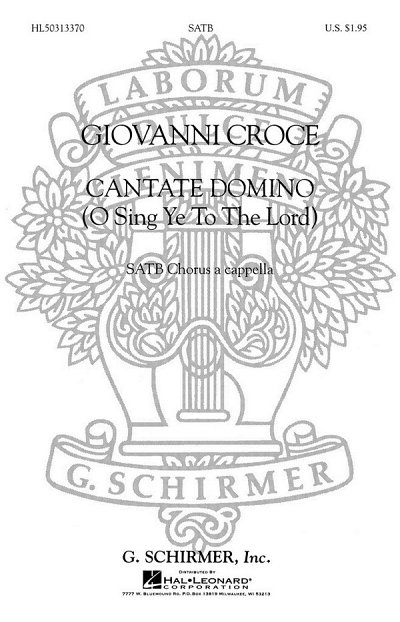 Cantate Domino O Sing Ye To The Lord, GCh4 (Chpa)
