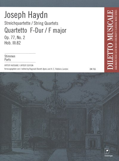 J. Haydn: Quartett F-Dur Op 77/2 Hob 3/82