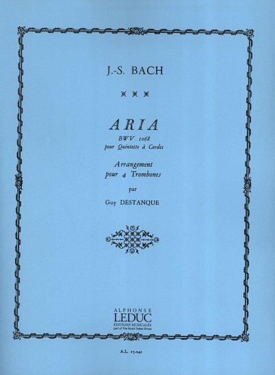 J.S. Bach: Aria (Part.)