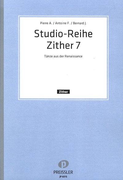 P. Suitner: Taenze Aus Der Renaissance Studio Reihe Zither 7