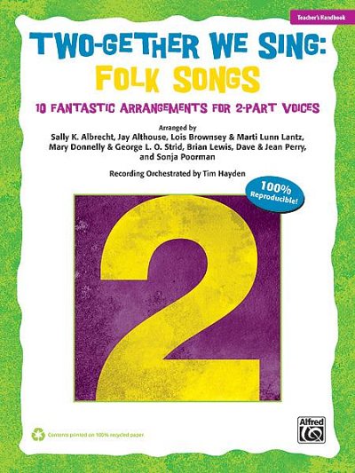 Two-Gether We Sing: Folk Songs, Ch2Klav (Bu)