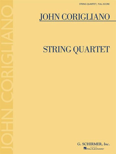 J. Corigliano: String Quartet, 2VlVaVc (Part.)