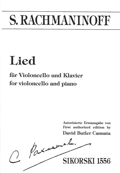 S. Rachmaninoff: Lied für Violoncello und Klavier