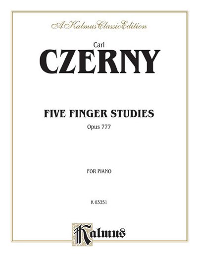 C. Czerny: Five Finger Studies, Op. 777, Klav