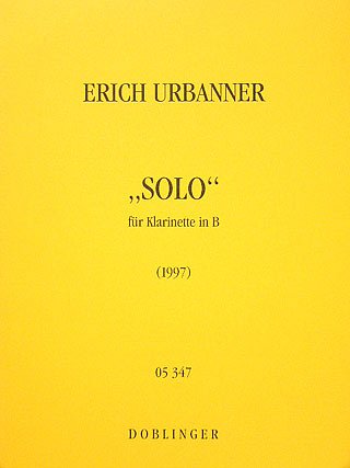 E. Urbanner: Solo Fuer Klarinette In B