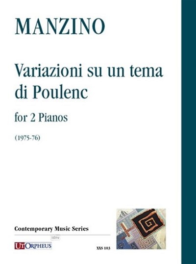 G. Manzino: Variazioni su un tema di Poulenc, 2Klav