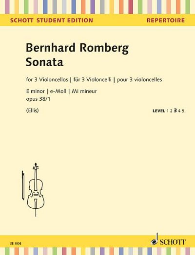 DL: B. Romberg: Sonata e-Moll, 3Vc (Pa+St)