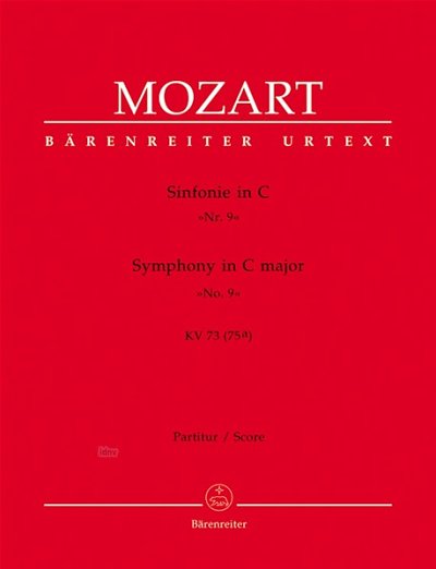 W.A. Mozart: Sinfonie Nr. 9 C-Dur KV 73 (75a), Kamo (Part)