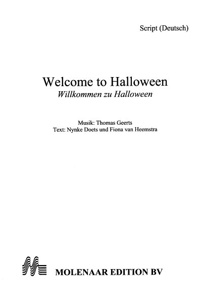 T. Geerts: Welcome to Halloween, VarJblaso (Pa+St)