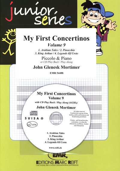 J.G. Mortimer: My First Concertinos Volume 9, PiccKlav (+CD)
