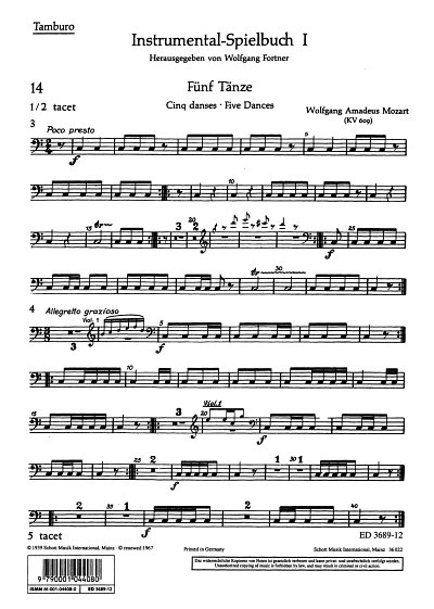 W. Fortner: Instrumental-Spielbuch 1, Instr (Schlag)