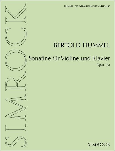 DL: B. Hummel: Sonatine für Violine und Klavier, VlKlav