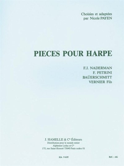 Pièces pour harpe, Hrf