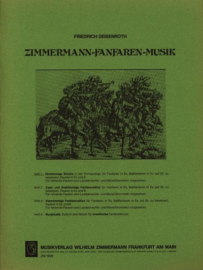 F. Deisenroth: Zimmermann-Fanfaren-Musik, Fanf