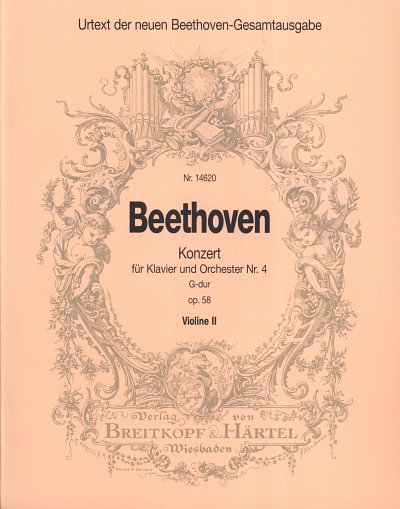 L. v. Beethoven: Klavierkonzert Nr. 4 G-Dur , KlavOrch (Vl2)