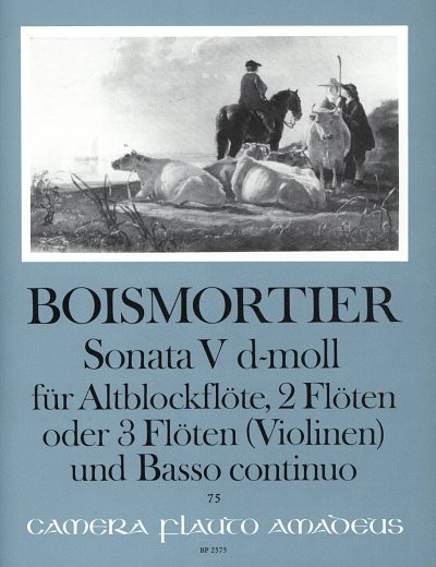 J.B. de Boismortier: Sonata V d-Moll op, Ab2FlfBc (KlavpaSt)