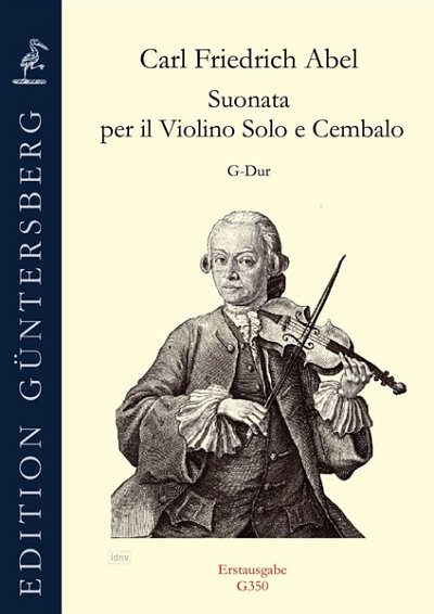 C.F. Abel: Suonata G-Dur per il violino e Cemb, VlBc (Pa+St)