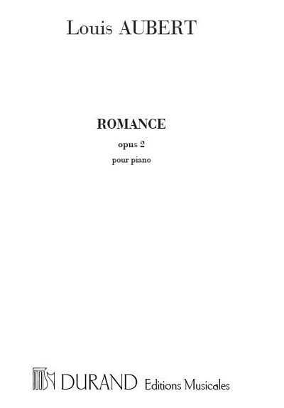 Romance Opus 2, Klav