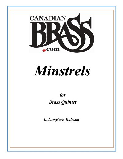 C. Debussy: Minstrels, 5Blech (Pa+St)