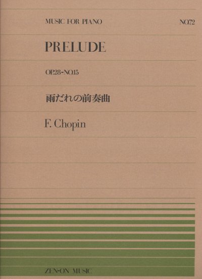 F. Chopin: Prélude op. 28/15 72, Klav (EA)