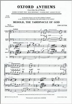 J. Rutter: Rutter, John Behold, the tab., gemischter Chor (S