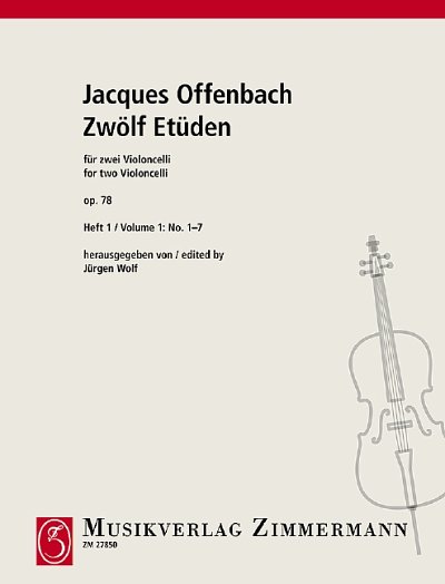 DL: J. Offenbach: Zwölf Etüden, 2Vc (Sppa)