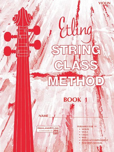 F. Etling: Etling String Class Method, Book 1, Viol