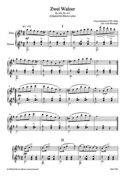 DL: F. Schubert: 2 Walzer D. 145, Nr. 4-5