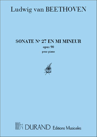 L. van Beethoven: Sonate N 27 En Mi Mineur