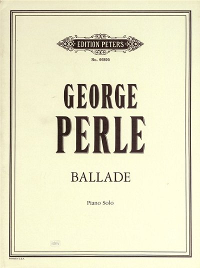 Perle George: Ballade