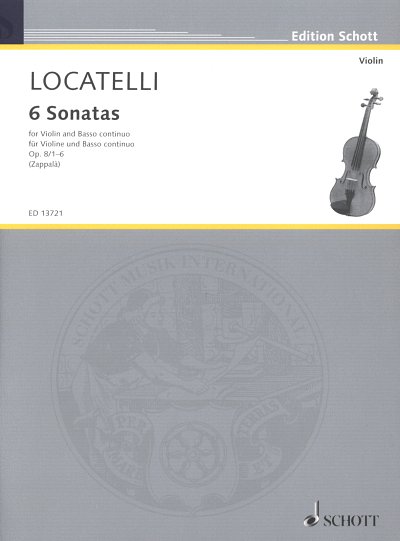 P.A. Locatelli: 6 Sonatas op. 8/1-6, VlBc (KlavpaSt)