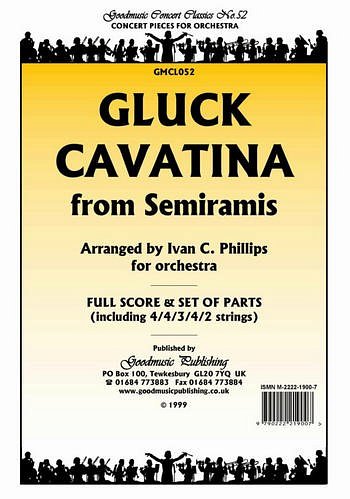 C.W. Gluck: Cavatine from Semiramis, Sinfo (Pa+St)
