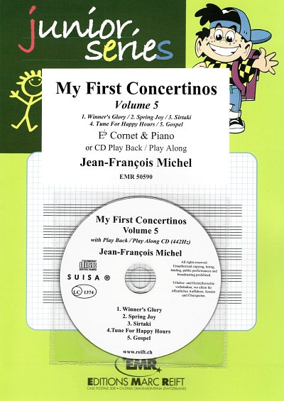 J. Michel: My First Concertinos Volume 5, KornKlav (+CD)