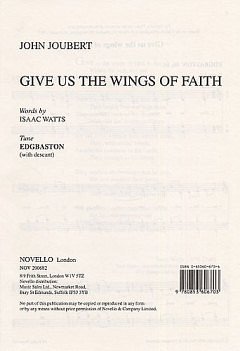 J. Joubert: Give Us The Wings Of Faith (Edgba, GchOrg (Chpa)