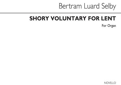 B. Luard-Selby: Short Voluntary For Lent, Org