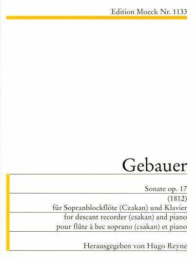 Gebauer Joseph: Sonate Op 17