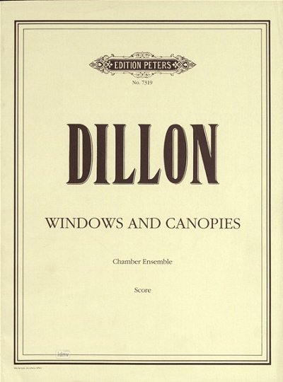 J. Dillon: Windows Canopies