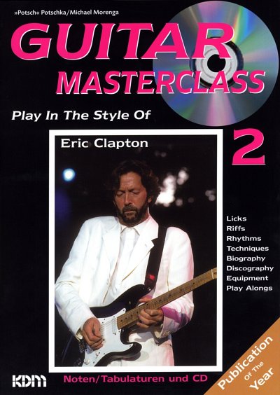 M. Morenga: Play in the style of Eric Clapton, Git (+CD)